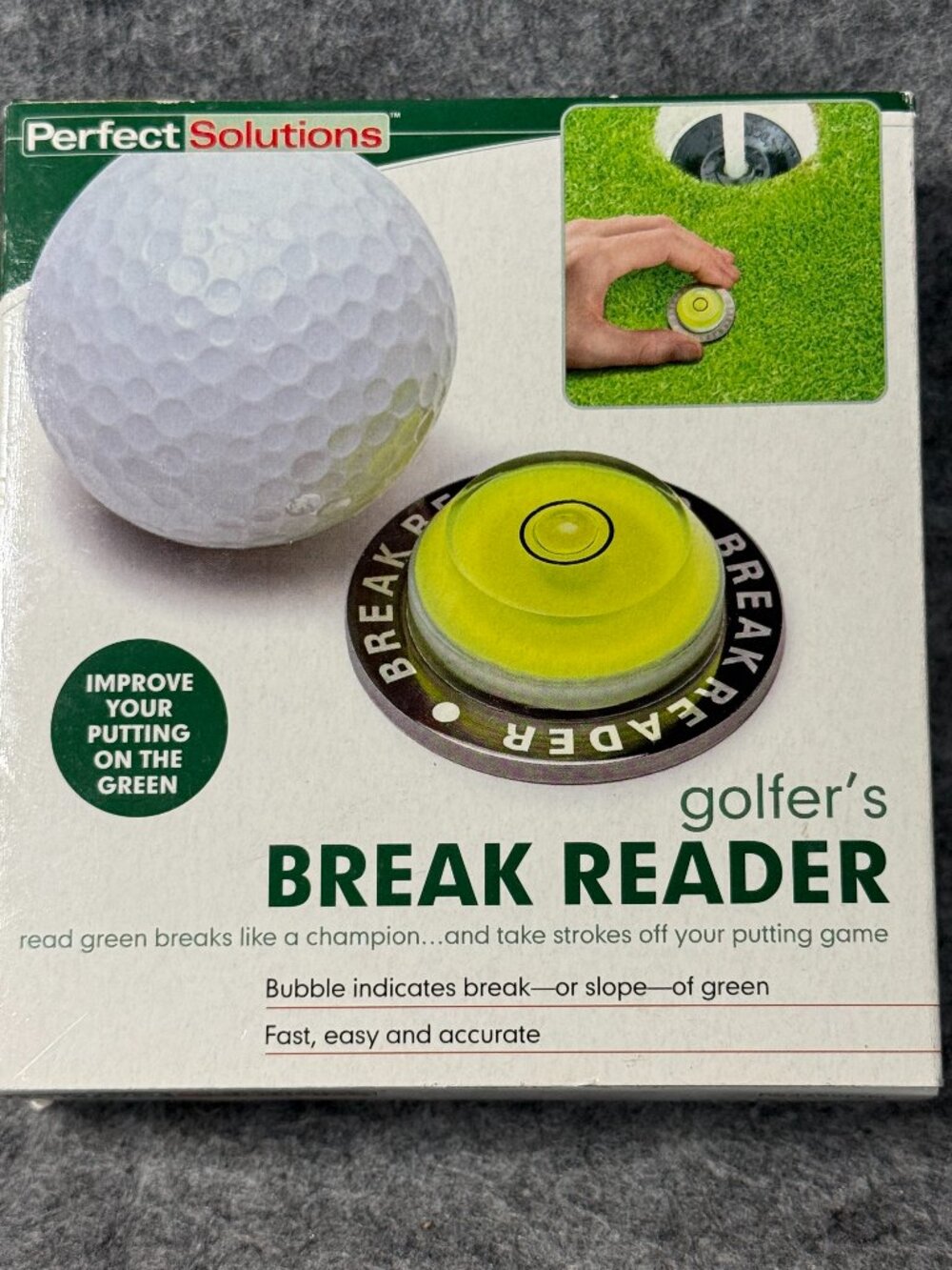 Golfer's Break Reader - Golf Green Slope Indicator